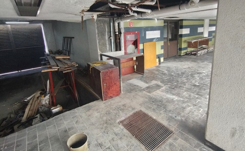 Ciudad de México 6 noviembre 2025/ Recorrido al interior de la escuela Ollín Yoliztli qué presenta deterioro en sus instalaciones ubicadas en periférico sur 5141. Foto : Fernanda Rojas /El Universal