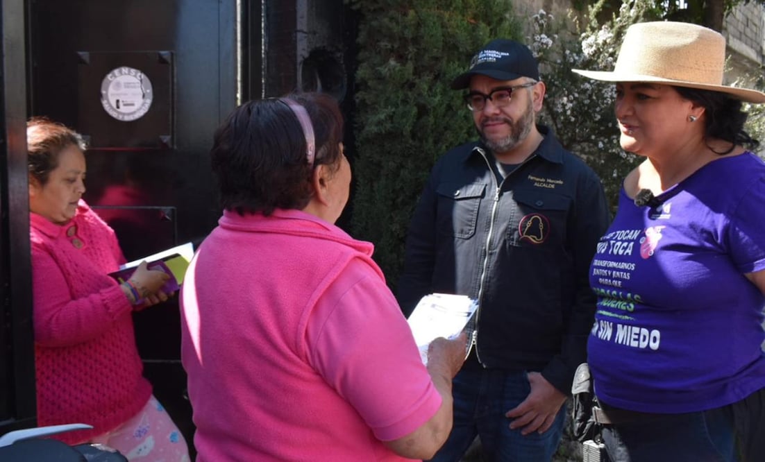 La alcaldía Magdalena Contreras puso en marcha este jueves la Oleada Violeta. Foto: especial