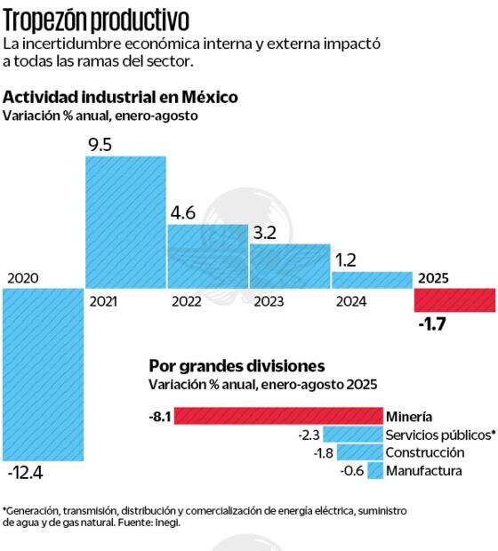 Tropezón productivo. Fuente Inegi