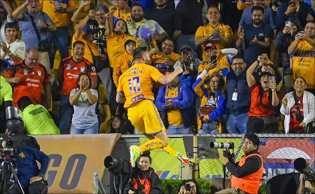 André-Pierre Gignac anotó el gol de la victoria para los Tigres ante FC Juárez - Foto: Imago7