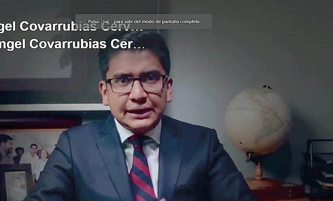 Video. Covarrubias declara: “Dicen que tenemos el gobierno que merecemos y pienso que México merece algo más grande...” (TOMADA DE VIDEO)