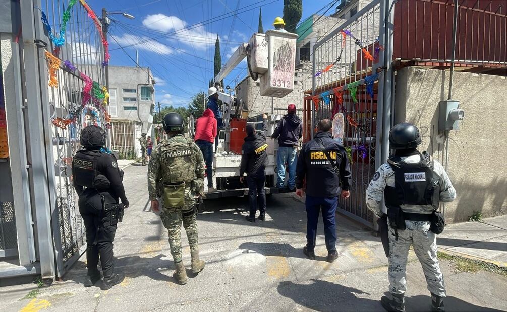 Desmantelan red de videovigilancia de “Los 300” en Ecatepec. Foto: Especial