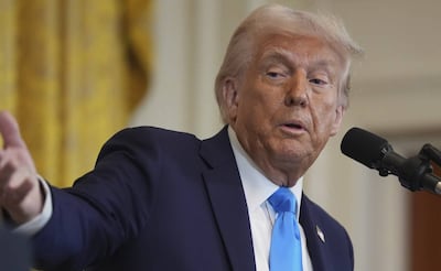 Donald Trump, presidente estadounidense. Foto: AP