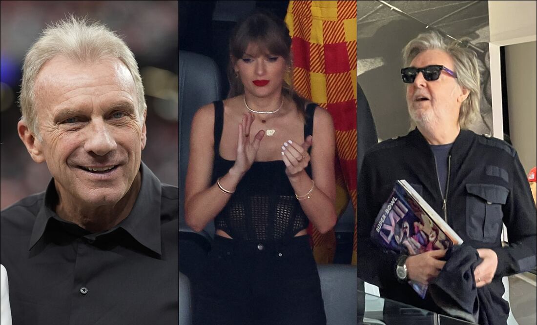 Taylor Swift, Joe Montana y Paul McCartney, entre las celebridades presentes en el Super Bowl LVIII / FOTO: ESPECIAL