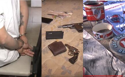 Detienen con armas de fuego a integrantes de la barra de River Plate