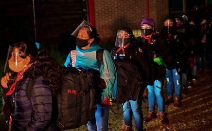 Caravana del EZLN parte de Chiapas a la CDMX para emprender viaje a Europa