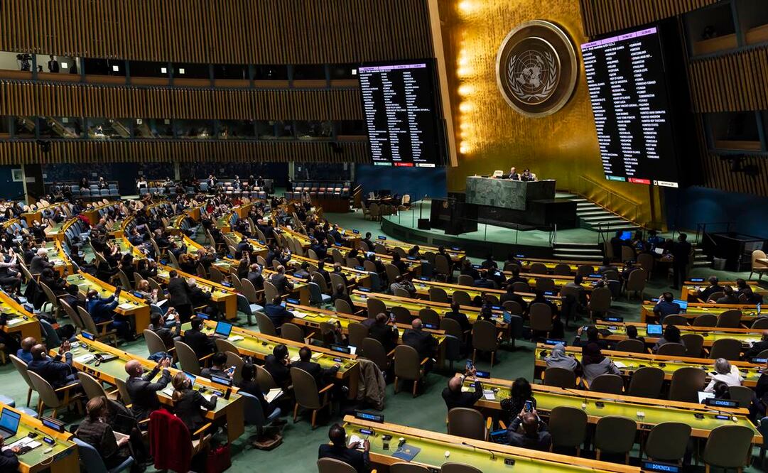 Asamblea General de la ONU aprueba resolución promovida por México y Francia