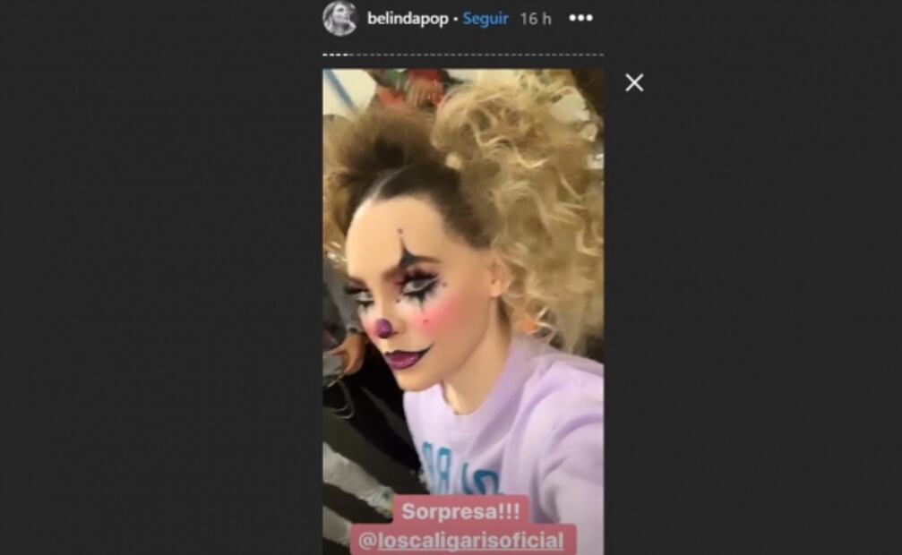 Belinda se transforma en una sexy payasita para prender al Foro Sol