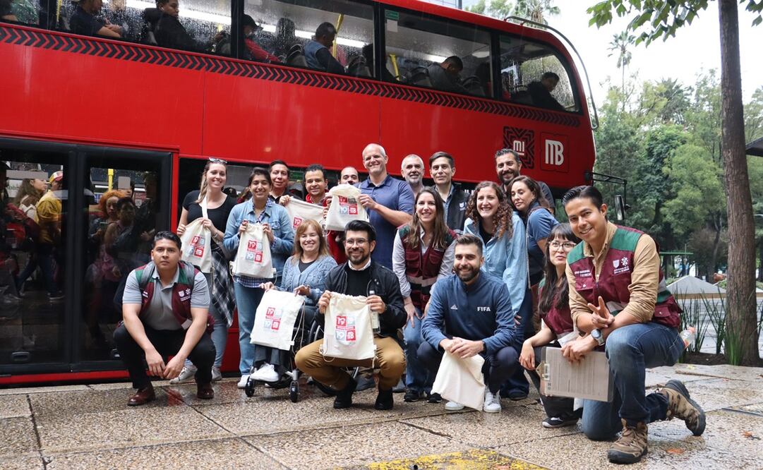 FIFA visita la Ciudad de México para revisar el estado del Metrobús - Foto: @MetrobusCDMX en X
