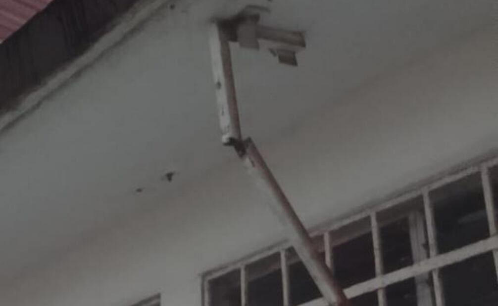 Parte de la estructura caída (06/08/2025). Foto: Especial