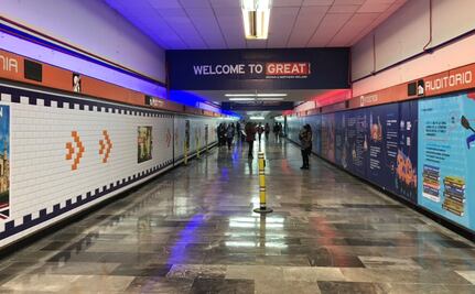 Abren Estación Emblemática Británica en Metro Auditorio