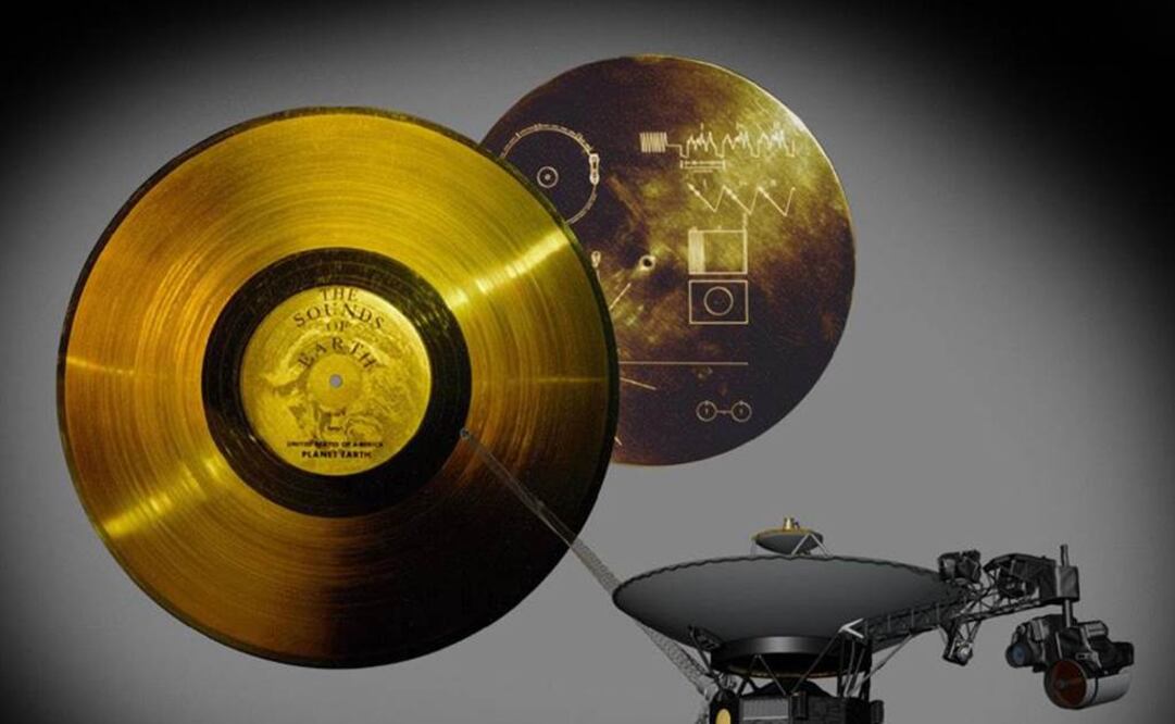 Disco del los sonidos de la Tierra de la sonda Voyager. Foto: NASA