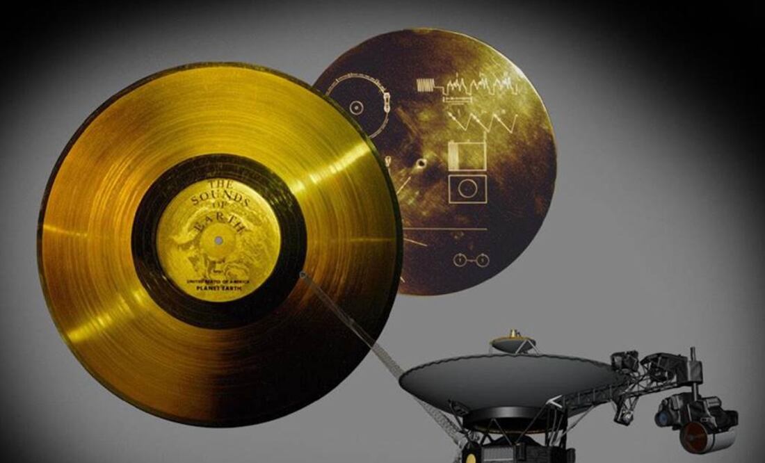 Disco del los sonidos de la Tierra de la sonda Voyager. Foto: NASA