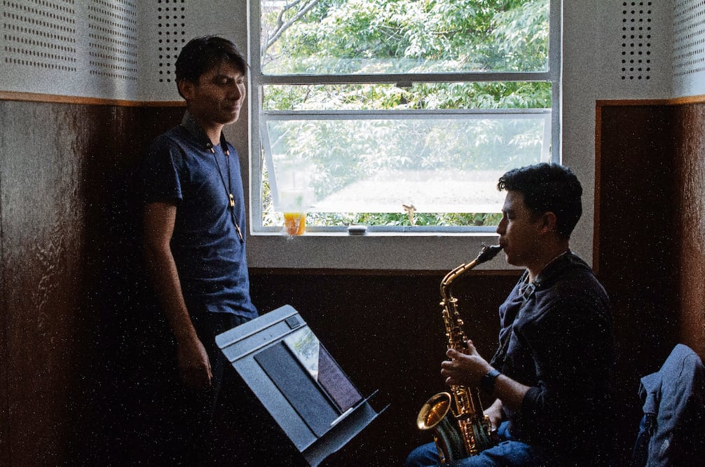 Recorrido por obras de mantenimiento de escuelas de educación artística.
Foto: Santiago Reyes / EL UNIVERSAL