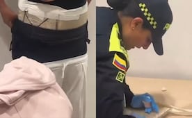 VIDEOS: Caen 2 mujeres por intentar llevar cocaína en fajas de látex de Colombia a Madrid; escáner corporal las descubre