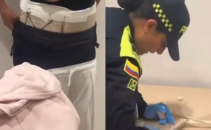 VIDEOS: Caen 2 mujeres por intentar llevar cocaína en fajas de látex de Colombia a Madrid; escáner corporal las descubre
