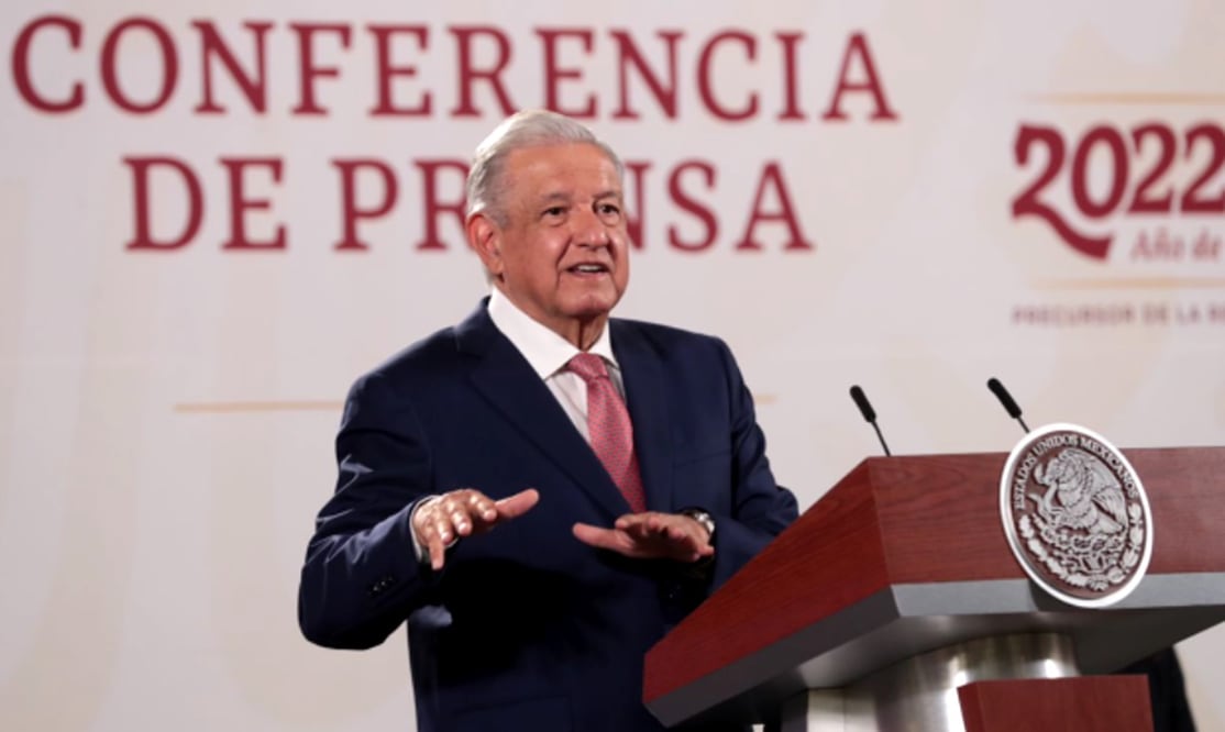 El presidente López Obrador señaló que ayer se alcanzaron acuerdos con EU para incrementar las visas temporales de trabajo para Centroamérica. Foto: Juan Boites