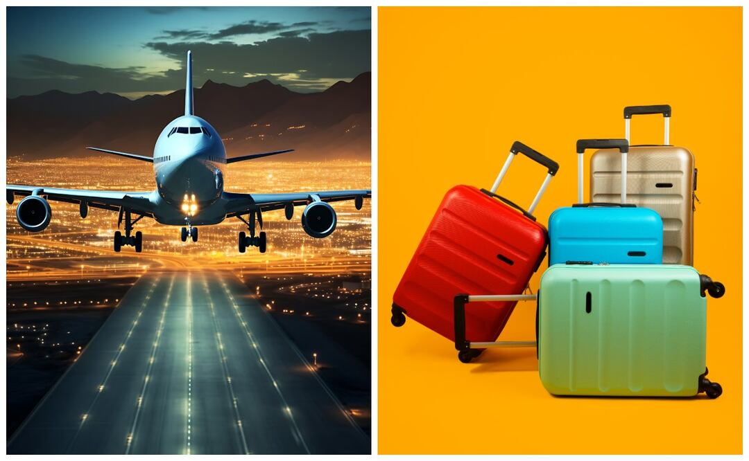 Estas son las medidas del equipaje de mano para viajar en avión en aerolíneas europeas. Imagen: Freepik