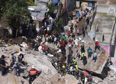 Cuerpos de emergencia ya se encuentran en el Cerro del Chiquihuite en Tlalnepantla: Del Mazo