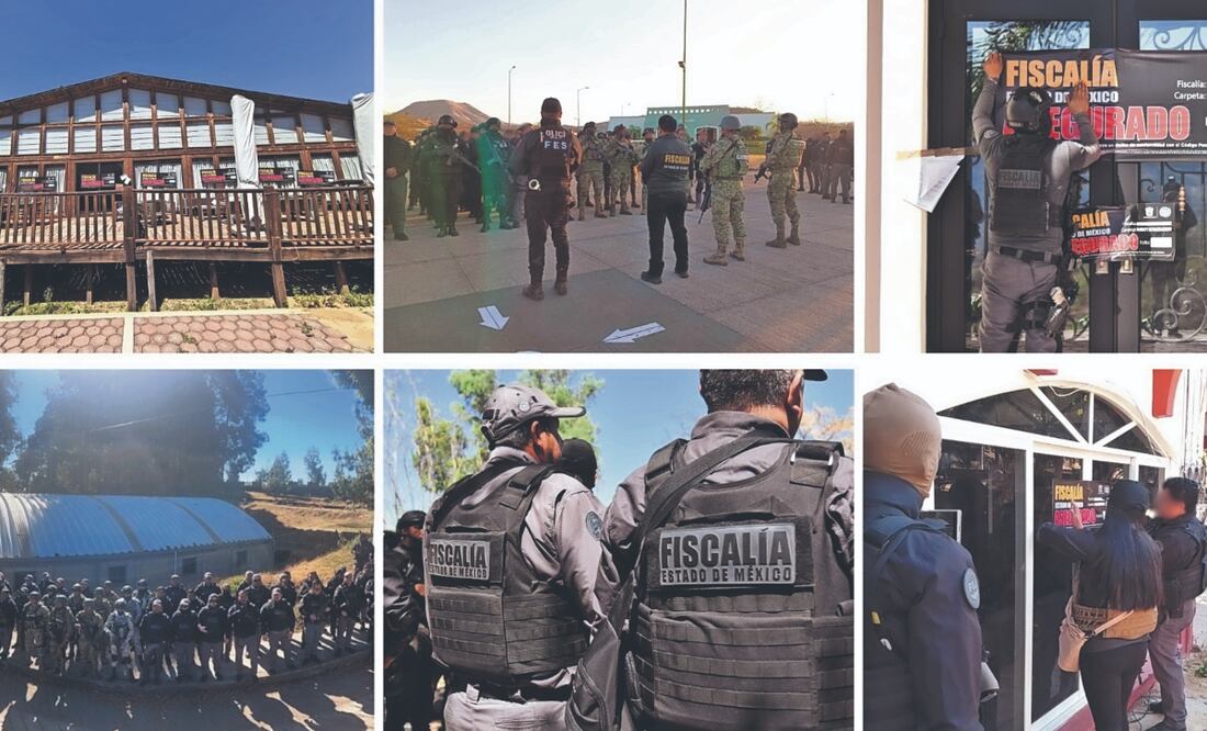 Autoridades federales y del Estado de México llevaron a cabo el Operativo Bastión de manera simultánea en los municipios mexiquenses de Amatepec, Luvianos, Sultepec, Tejupilco, Temascaltepec y Tlatlaya, espacios estratégicos de La Familia Michoacana. Foto Especial