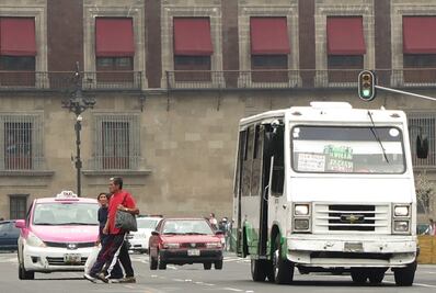 Microbuses ya no circularán en el centro de la CDMX