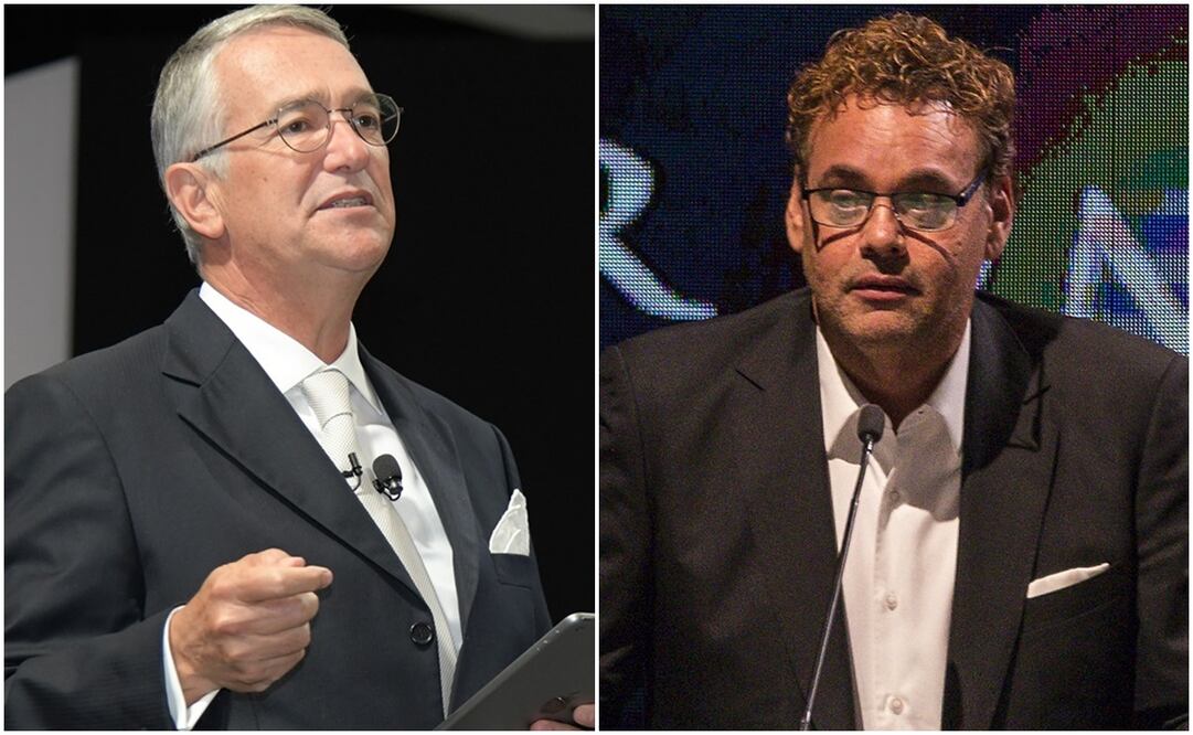 Ricardo Salinas (izquierda) y David Faitelson. Foto: ARCHIVO e Imago7