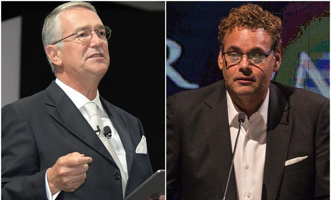 Ricardo Salinas (izquierda) y David Faitelson. Foto: ARCHIVO e Imago7