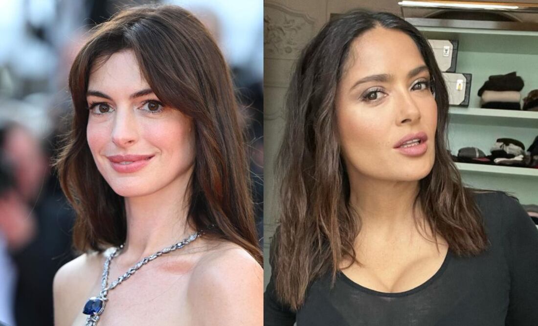 Salma Hayek y Anne Hathaway. Fuente: Instagram @salmahayek y @annehathaway