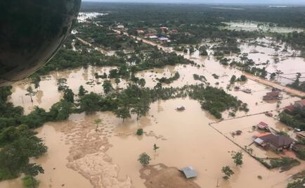 Hundreds missing in Laos after dam collapse
