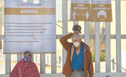 Edomex concluye vacunación de adultos mayores con primera dosis