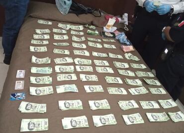 Detienen a cuatro personas con billetes falsos en Aguascalientes