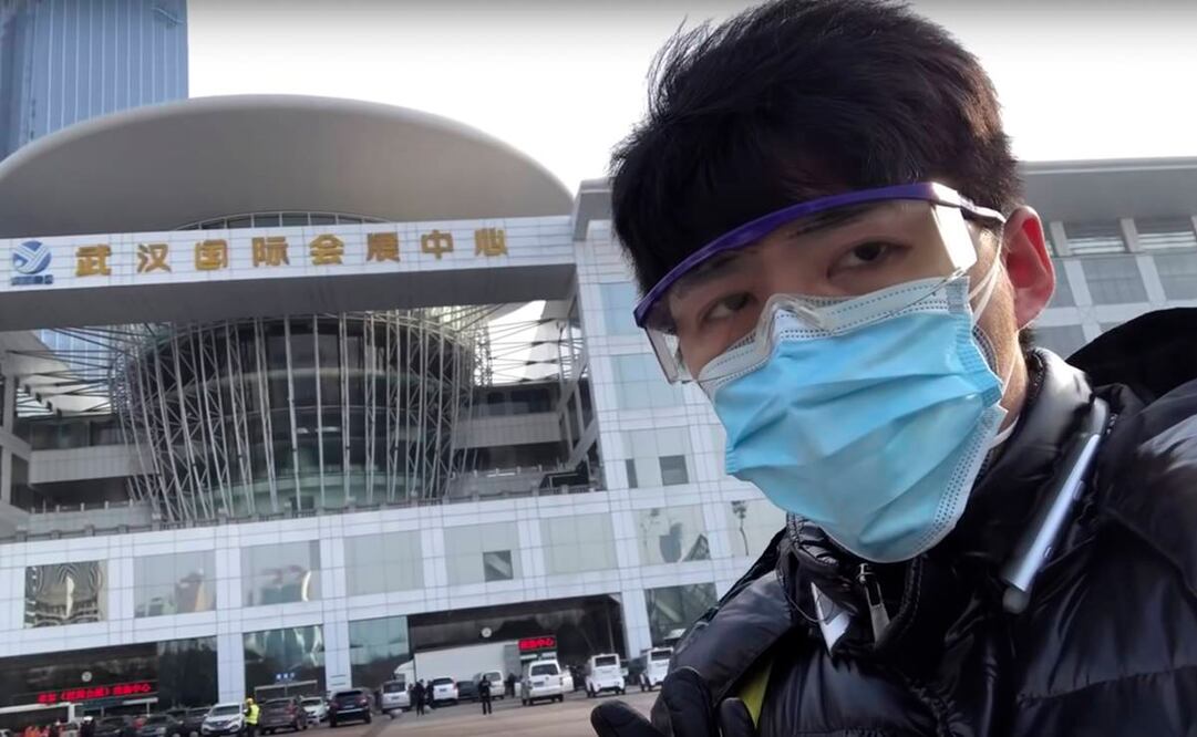 Chen Qiushi, abogado de China que informaba sobre el brote de coronavirus (Fotos: AP)