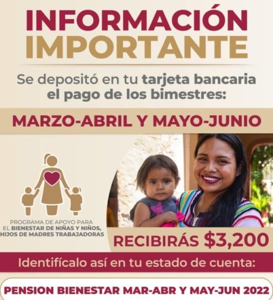 Pensiones de Bienestar. Este es el monto que hoy depositan