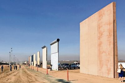 Trump visitará prototipos del muro en frontera con México