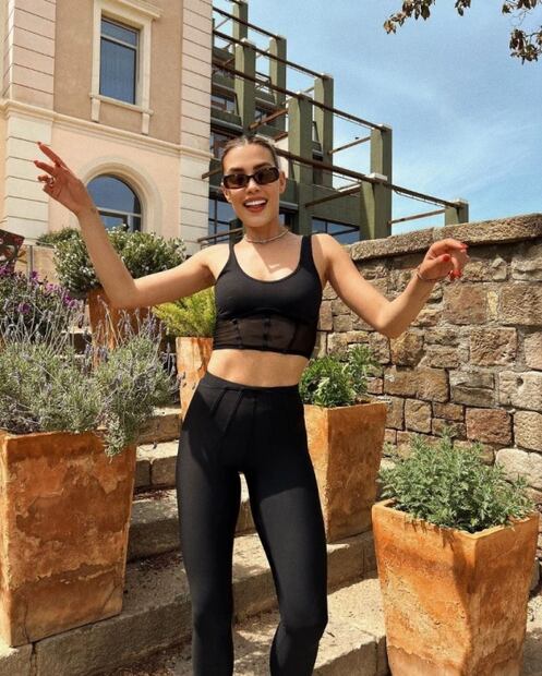 Michelle Salas tiene el conjunto deportivo ideal para entrenar en primavera