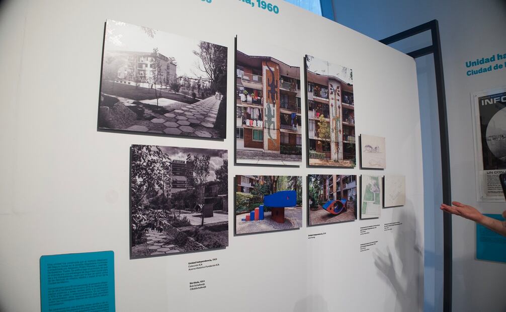 Recorrido por la exposición “A jugar espacios de juego en unidades habitacionales” en el Museo Nacional de la Vivienda. Foto: Yaretzy Osnaya/ EL UNIVERSAL.
