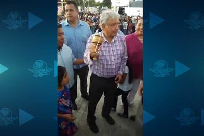 Duelo de balero entre AMLO y El Bronco