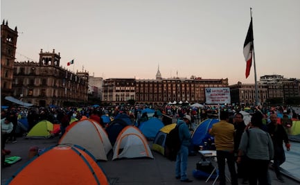 CNTE instala plantón en el Zócalo tras acuerdo con Sheinbaum sobre reforma a Ley del ISSSTE; inician paro laboral de 72 horas