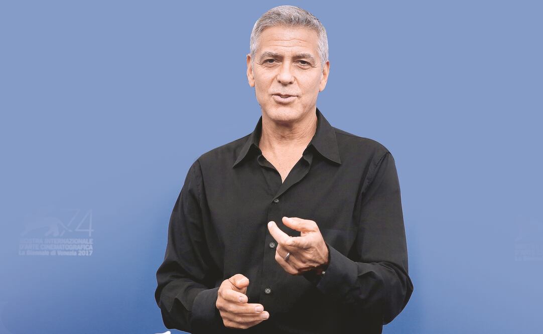 “Ahora tenemos una nube oscura sobre nuestro país, pero soy optimimista, creo saldremos de esta”, GEORGE CLOONEY. (ALESSANDRO BIANCHI. REUTERS)