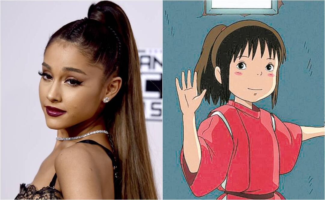 Ariana Grande tiene en su antebrazo a Chihiro  FOTO: ARCHIVO