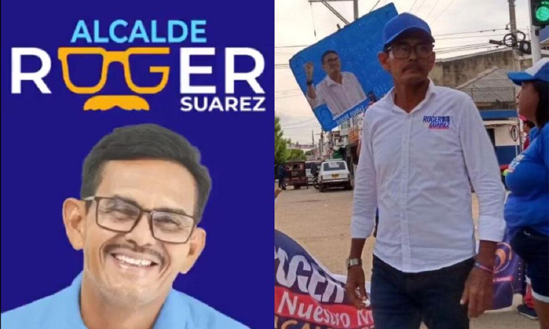 Roger Suárez, candidato a una alcaldía en Colombia, durante la grabación del video que ha generado polémica. FOTO: Campaña Roger Suárez