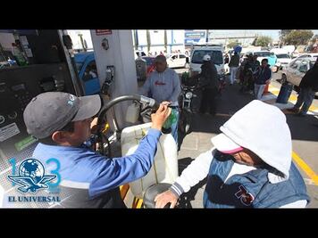 Diana esperó hasta tres horas de pie para llenar bidones en gasolinera 