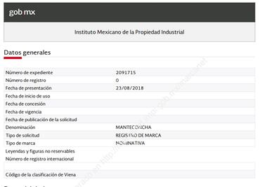 Surge nuevo interesado en registrar la "Manteconcha" ante el IMPI
