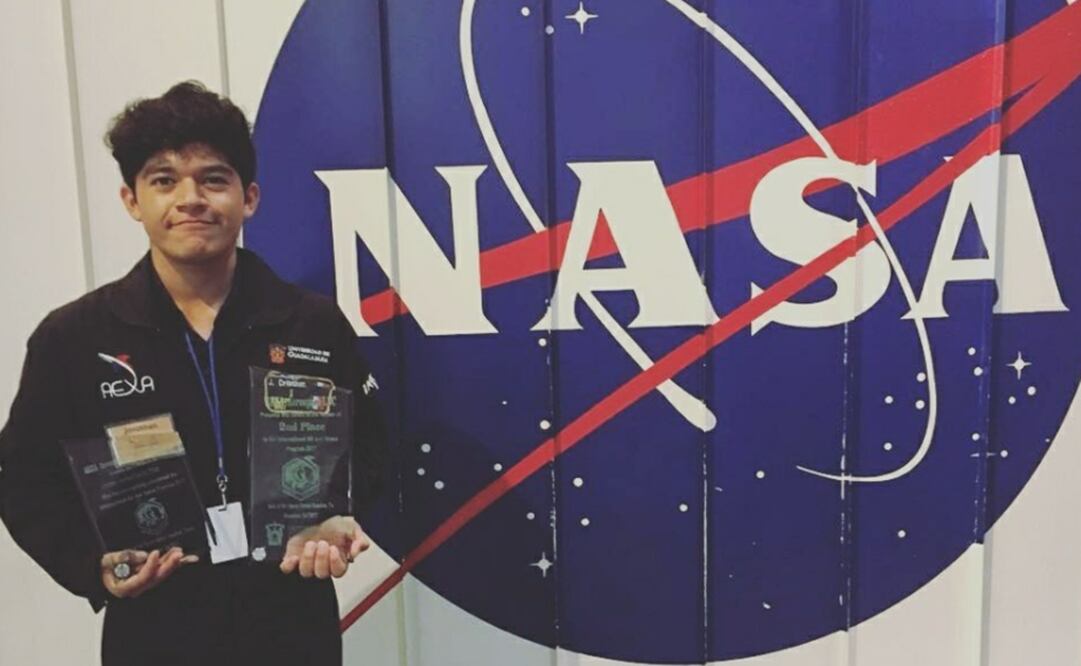 The young Mexican was invited to the facilities of the NASA in Alabama – Photo: Taken from Jonathan Sánchez Pérez Facebook account