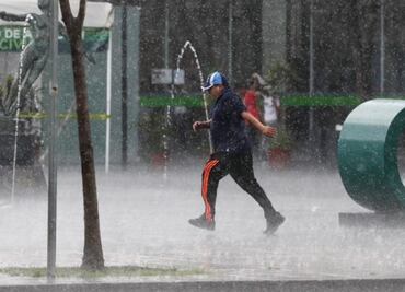 Activan alerta naranja por lluvia fuerte y granizo en la CDMX