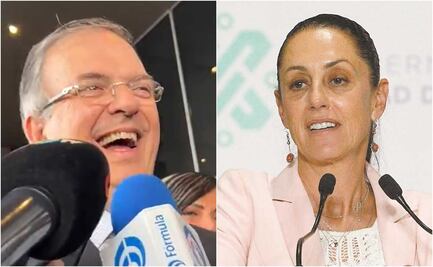 VIDEO: “Voy ganando, ¿para qué renuncia?”, dice Ebrard a Sheinbaum