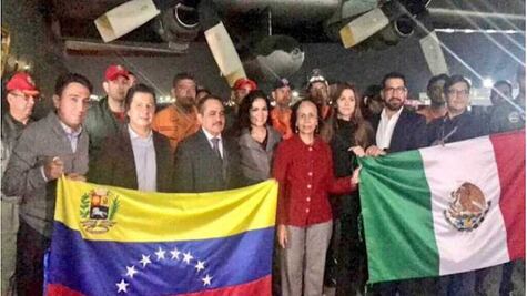 Recibe México ayuda de Venezuela