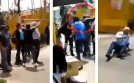 Video. Momentos de la agresión en CCH Naucalpan