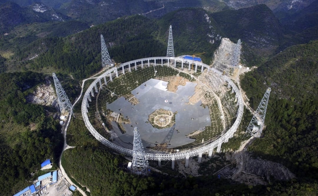 La construcción del FAST empezó en marzo de 2011 con un costo de mil 200 millones de yuanes. (FOTO: Archivo/EL UNIVERSAL)