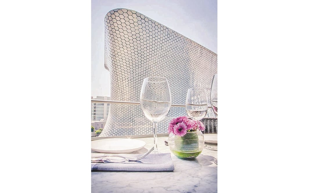 Carolo, con una gran vista al Museo Soumaya. Foto: Archivo El Universal